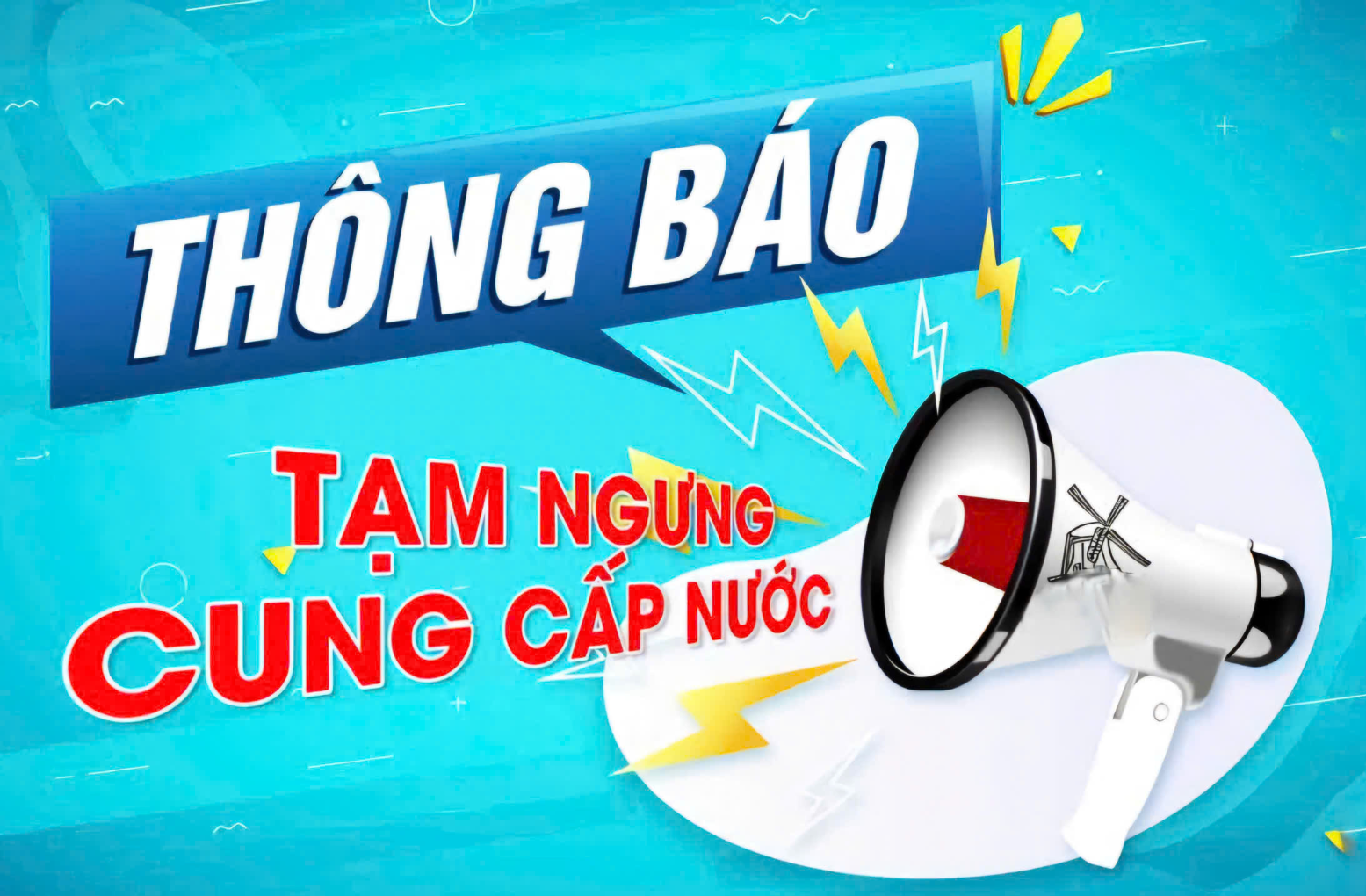 Thông báo tạm ngưng cung cấp nước một phần khu vực Phường Đức Nhuận 